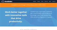 Desktop Screenshot of cloudbakers.com